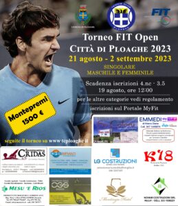 Scopri di più sull'articolo Torneo FIT Open “Città di Ploaghe 2023” – scadenza iscrizione 19 agosto 2023